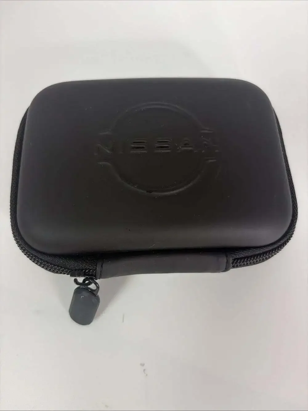 Nissan Black Leather Zipper Case Only Hardbody 3.5x4.5”